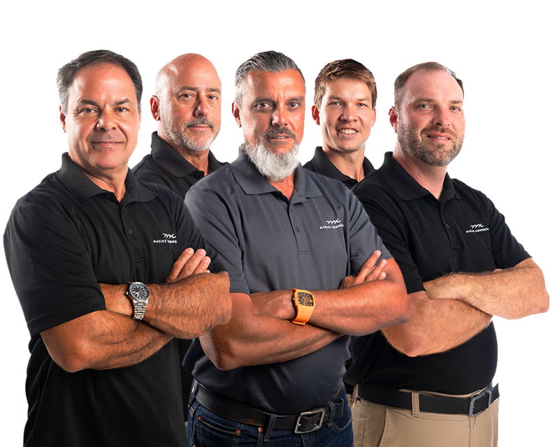 Sales team at Marine Connection of Islamorada